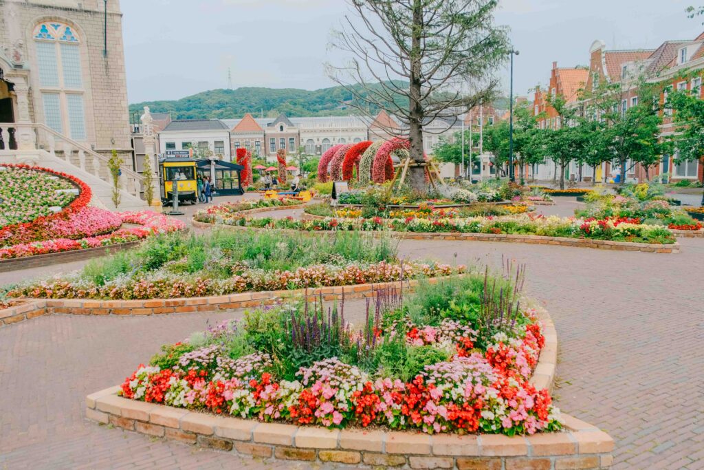 5月のハウステンボスで撮影した街歩きスナップ写真　季節の花