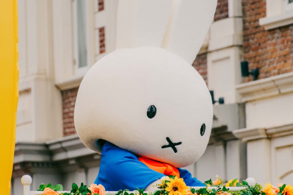 5月のハウステンボスで撮影した街歩きスナップ写真　ミッフィー　アップ