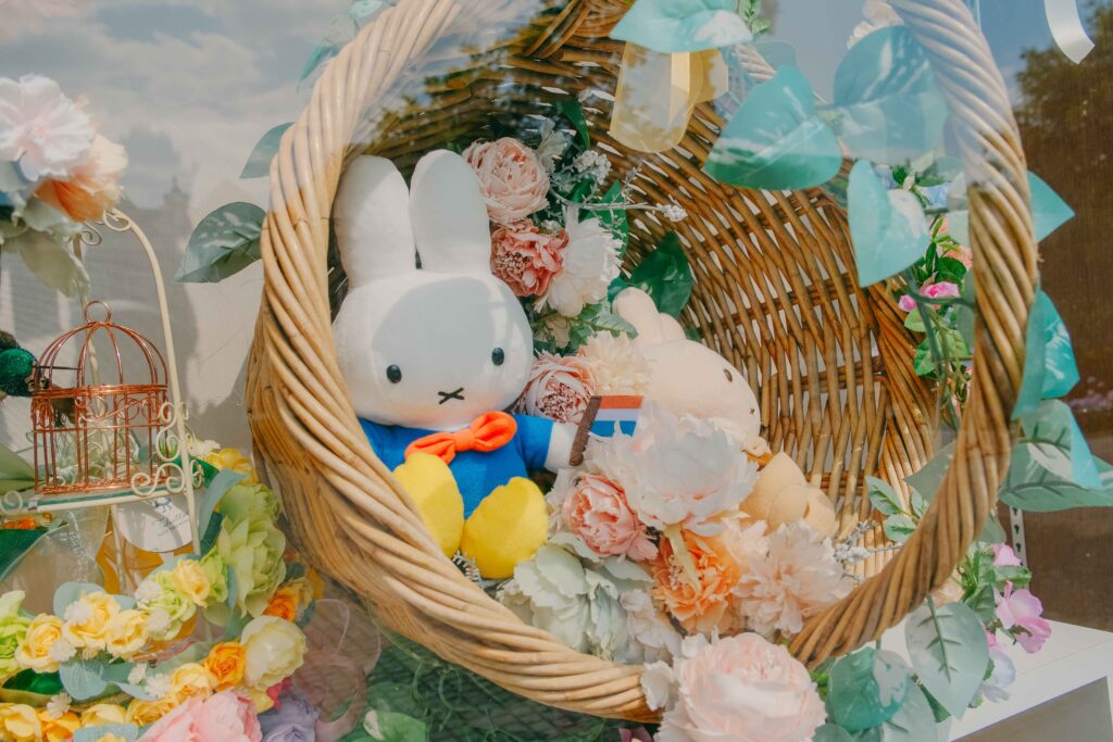 5月のハウステンボスで撮影した街歩きスナップ写真　ミッフィー　ディスプレイ