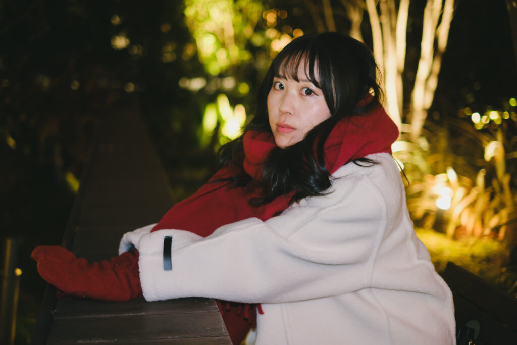 バックライトが際立つ夜景作例