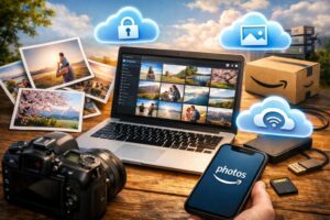 Amazon Photos クラウド　写真のバックアップ