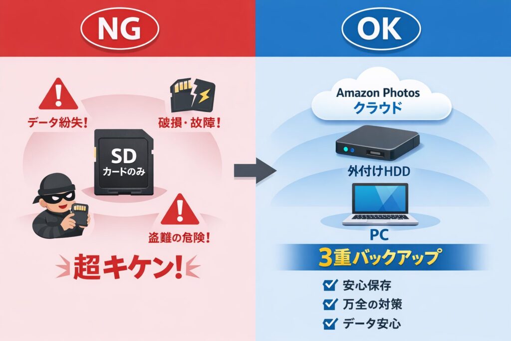 Amazon SDカード　クラウド　HDD SSD バックアップ　PC